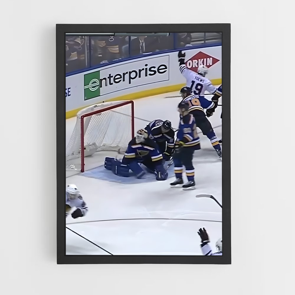 Poster Le Duel Glacial – affiche Hockey sur glace (vue 2)
